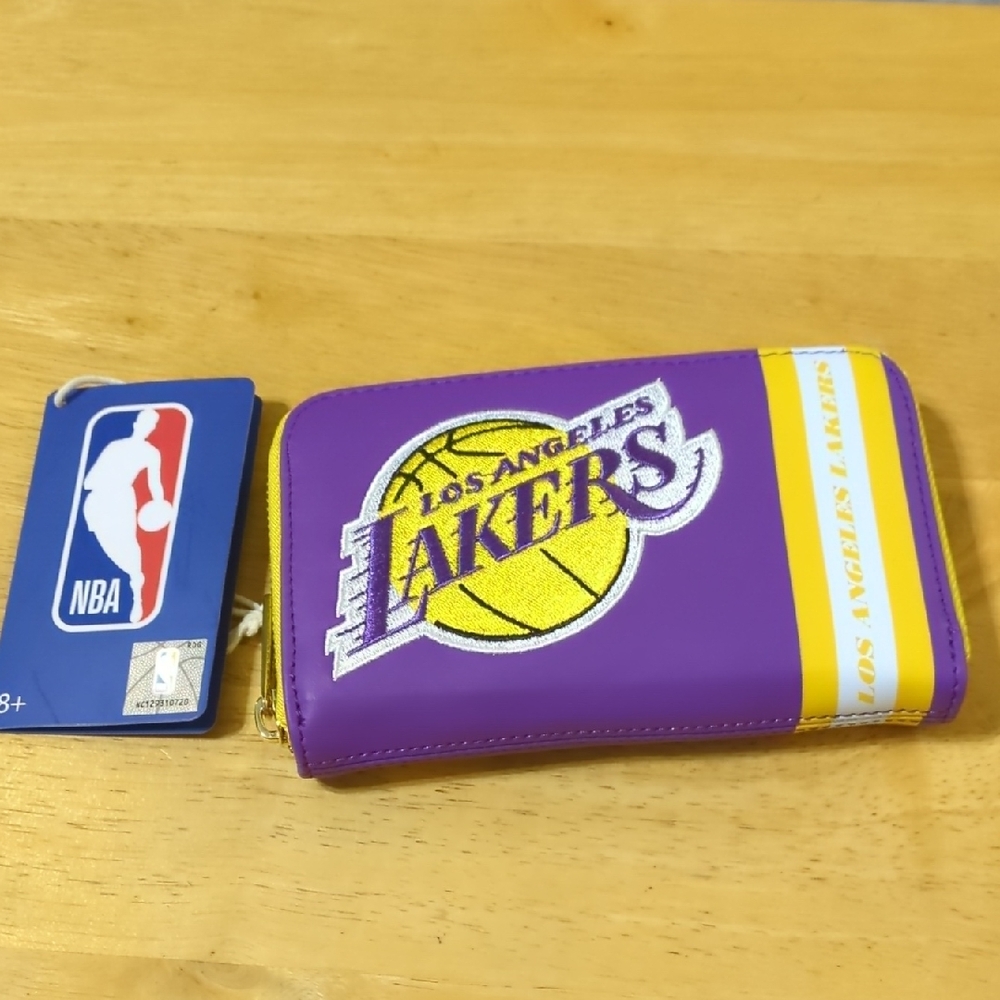 Loungefly Purple and Yellow Lakers Wallet